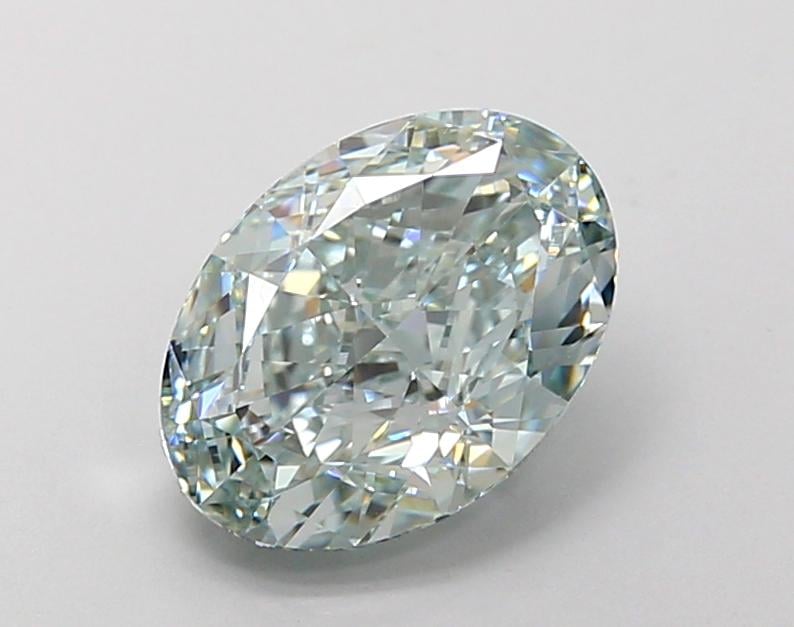 2.79 Ct. Fancy Fancy Blue Oval Lab Grown Diamond