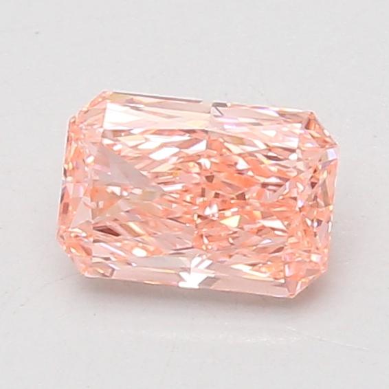 0.95 Ct. Fancy Vivid Pink Radiant Lab Grown Diamond