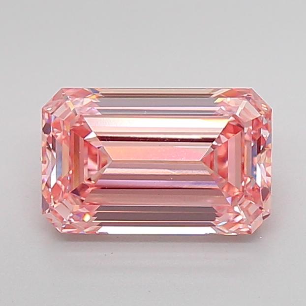 3.01 Ct. Fancy Intense Pink Emerald Lab Grown Diamond
