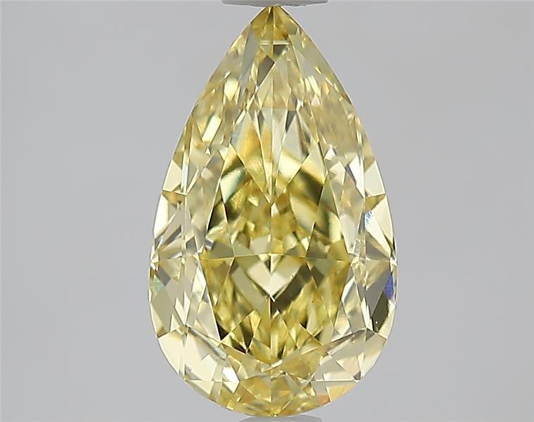 2.08 Ct. Fancy Intense  Yellow Pear Lab Grown Diamond