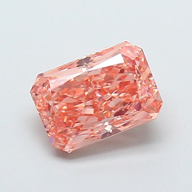 2.08 Ct. Fancy Intense Pink Radiant Lab Grown Diamond
