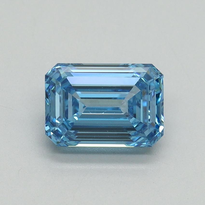 1.04 Ct. Fancy Vivid Blue Emerald Lab Grown Diamond