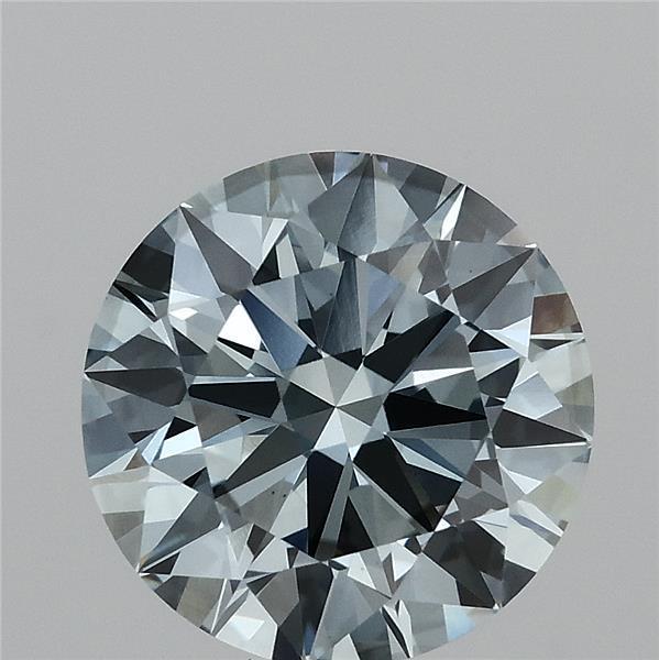 2.95 Ct. Fancy Intense Blue Round Lab Grown Diamond