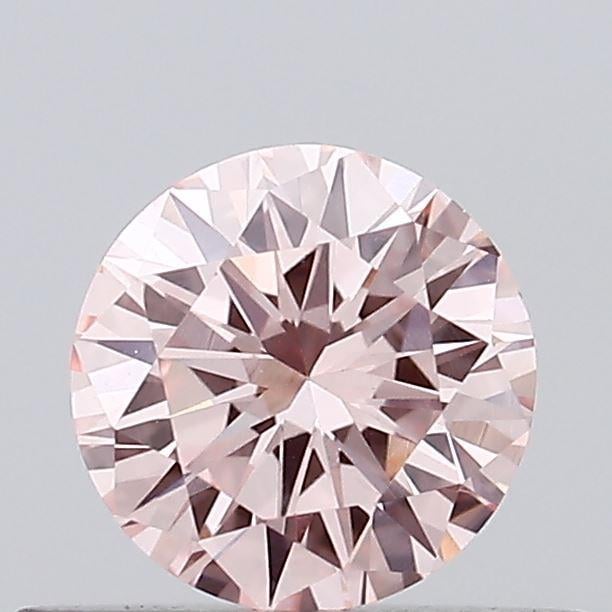 0.40 Ct. Fancy Intense Pink Round Lab Grown Diamond