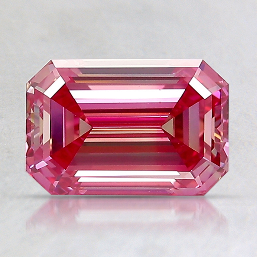1.57 Ct. Fancy Vivid Purplish Pink Emerald Lab Created Diamond