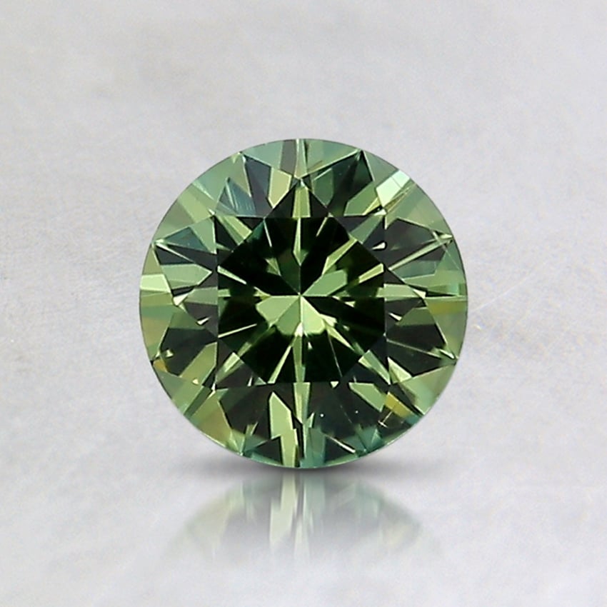 5.5mm Green Round Sapphire