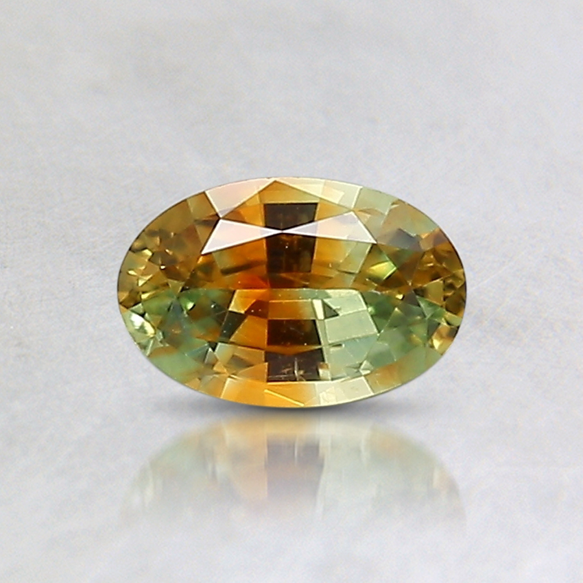 6.1x4mm Bi-Color Oval Montana Sapphire