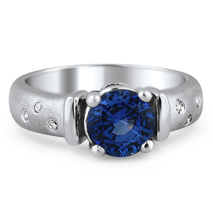 Modern Sapphire Vintage Ring | Nancy | Brilliant Earth