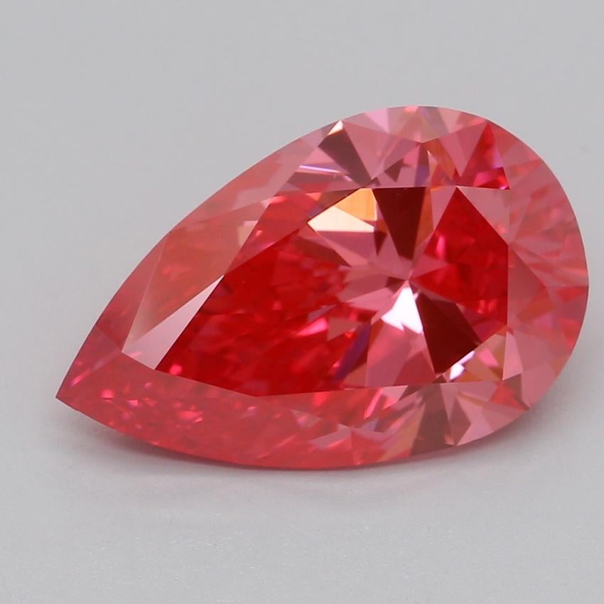 2.00 Ct. Fancy Vivid Pink Pear Lab Grown Diamond