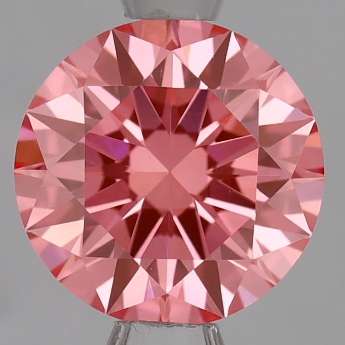 1.02 Ct. Fancy Vivid Pink Round Lab Grown Diamond