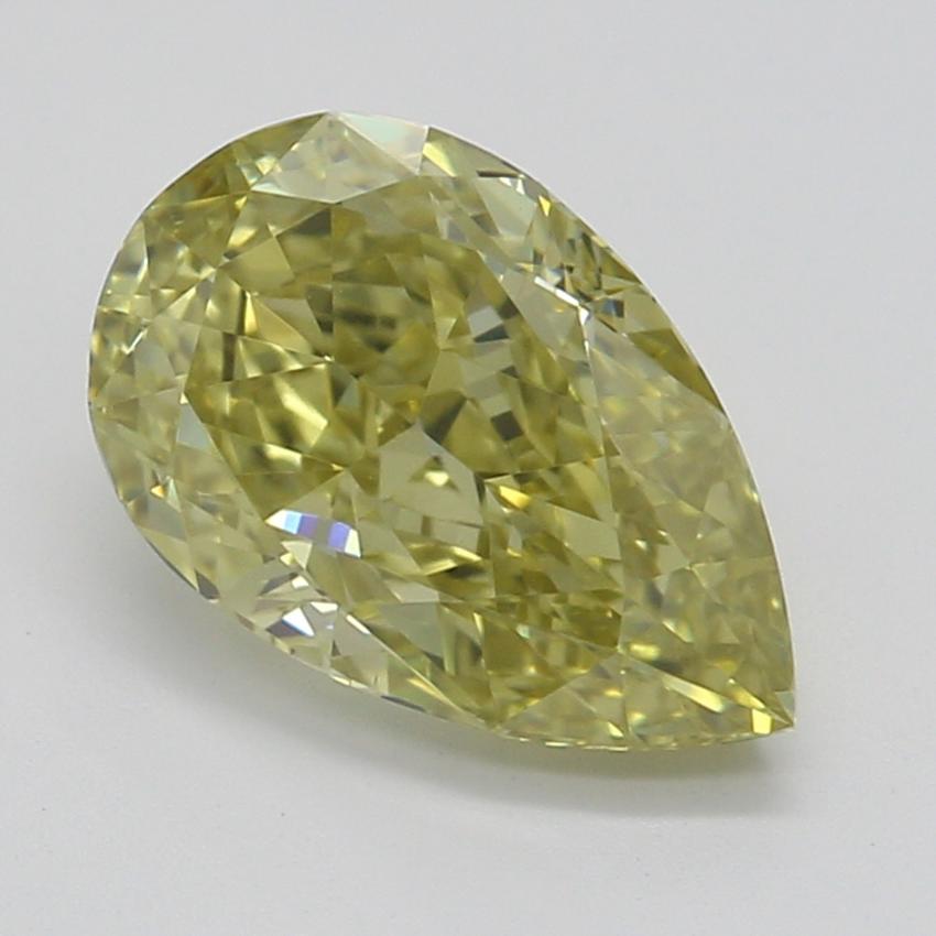 1.01 Ct. Fancy Brownish Greenish Yellow Pear Diamond