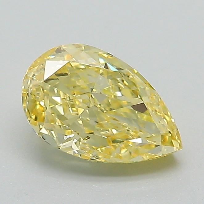 1.03 Ct. Fancy Intense Yellow Pear Lab Grown Diamond