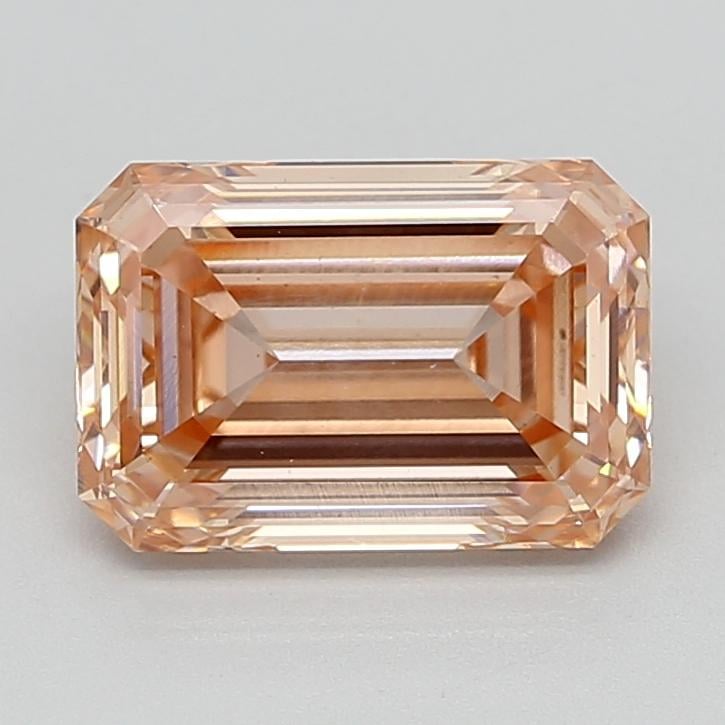 2.94 Ct. Fancy Intense  Orange Emerald Lab Grown Diamond