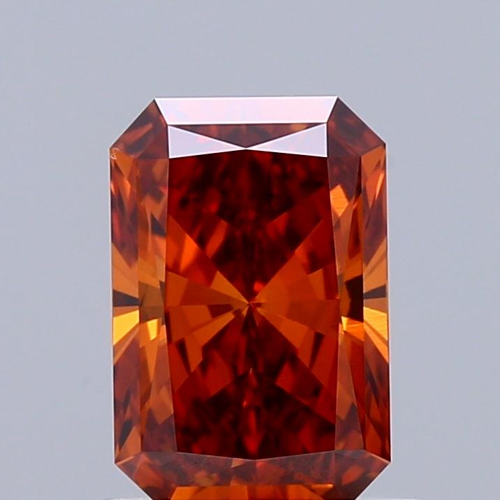 1.05 Ct. Fancy Vivid Orange Radiant Lab Grown Diamond