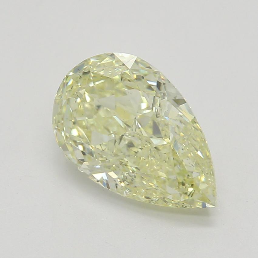 1.00 Ct. Fancy Light Yellow Pear Diamond