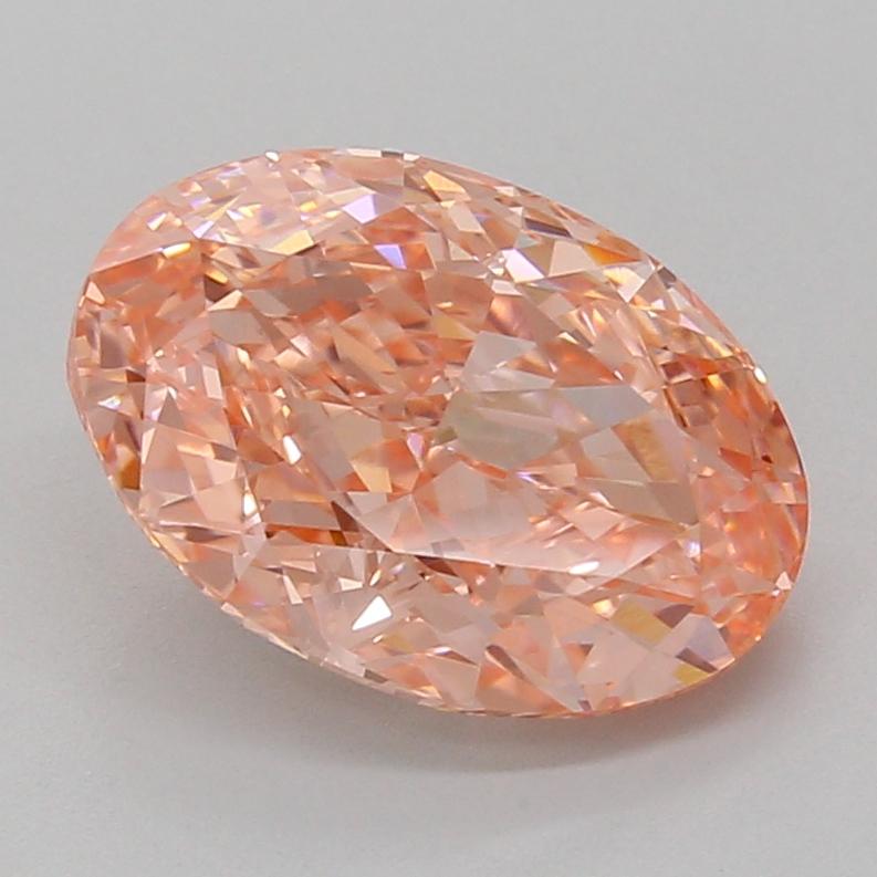 4.02 Ct. Fancy Vivid Pink Oval Lab Grown Diamond
