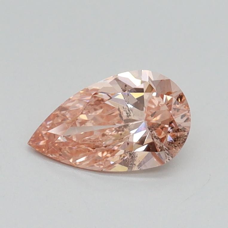 0.50 Ct. Fancy Intense Pink Pear Lab Grown Diamond
