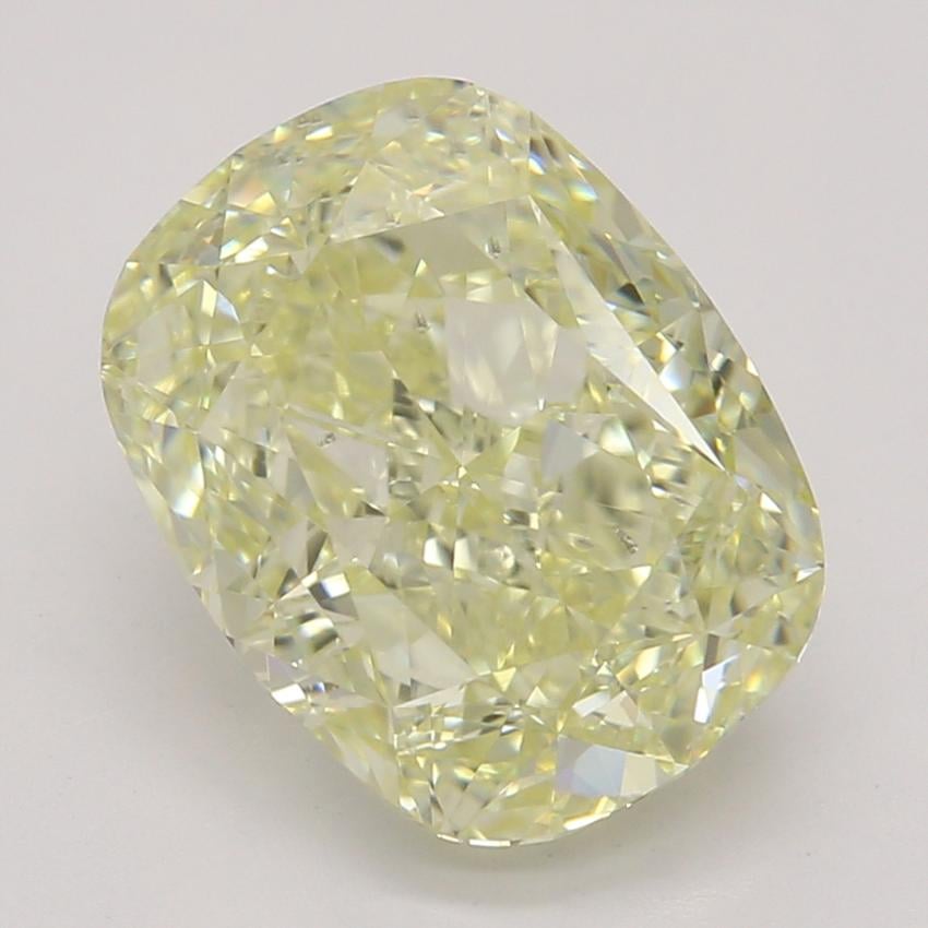 2.29 Ct. Fancy Light Yellow Cushion Diamond