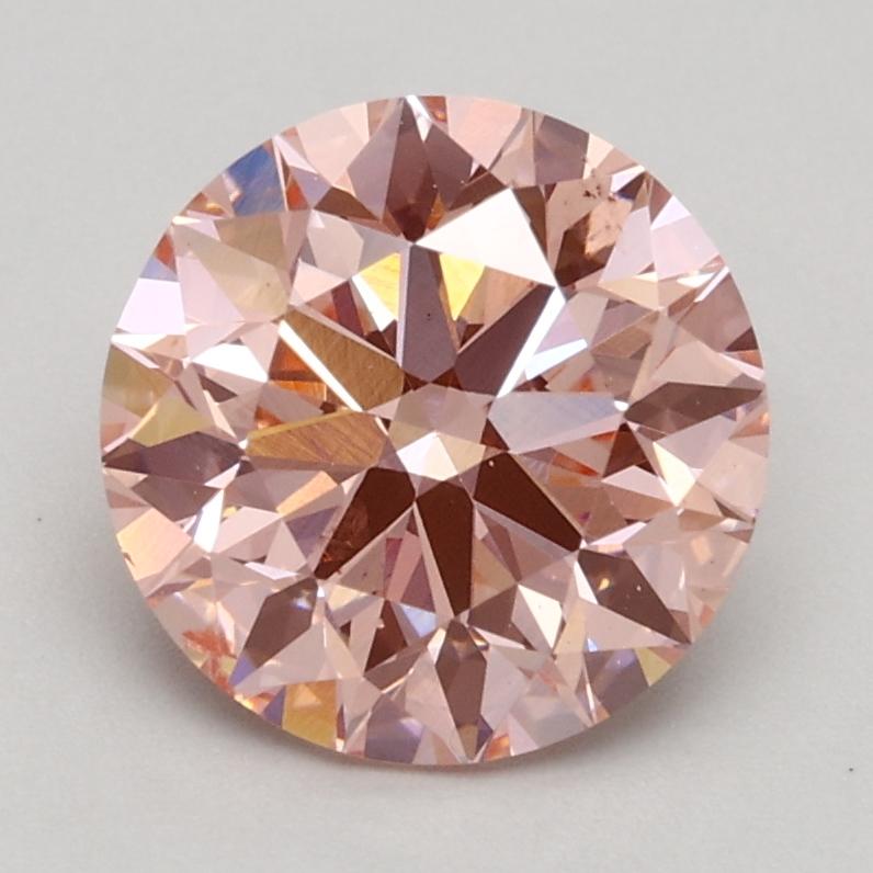 1.57 Ct. Fancy Intense Pink Round Lab Grown Diamond