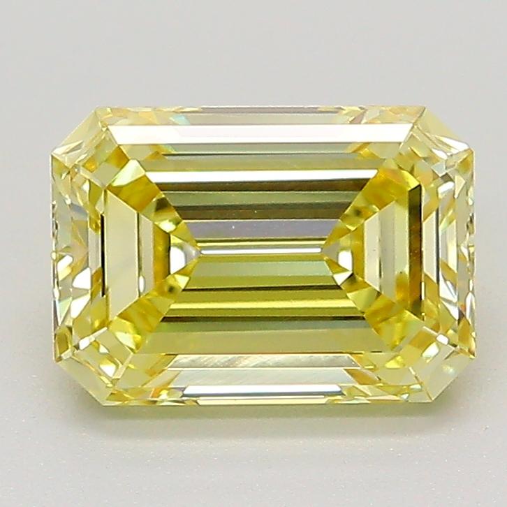 1.96 Ct. Fancy Intense  Yellow Emerald Lab Grown Diamond