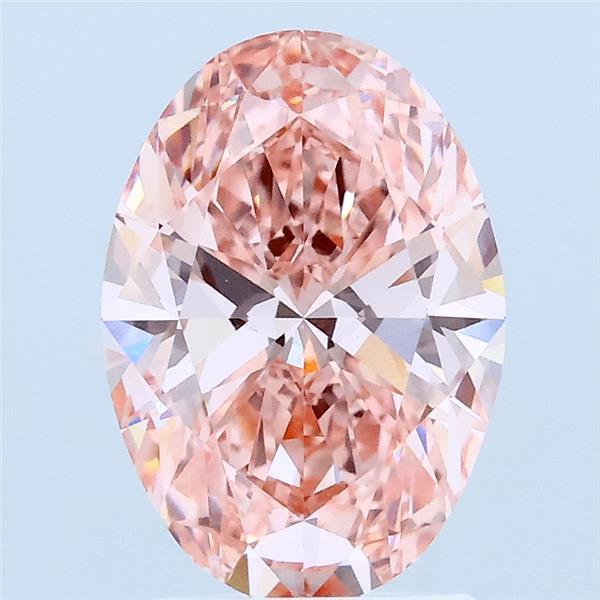 2.03 Ct. Fancy Pink Oval Lab Grown Diamond