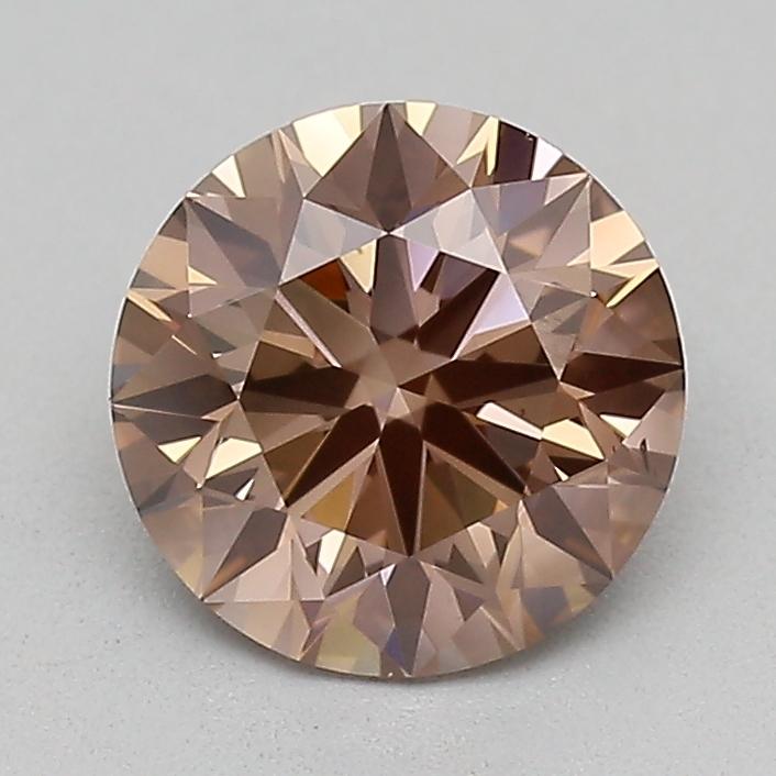 0.80 Ct. Fancy  Brown Round Lab Grown Diamond
