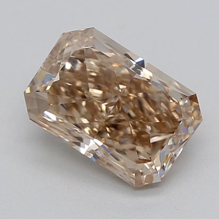 1.02 Ct. Very Light  Brown Radiant Lab Grown Diamond