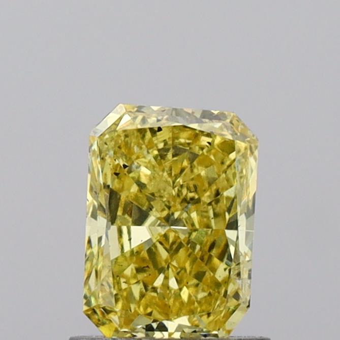 1.02 Ct. Fancy Vivid Yellow Radiant Lab Grown Diamond