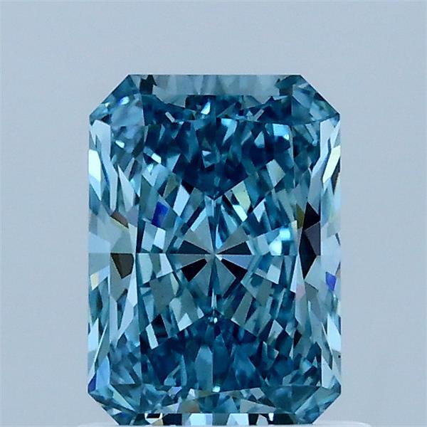 1.02 Ct. Fancy Vivid Blue Radiant Lab Grown Diamond