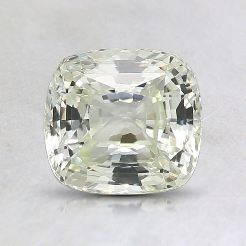 6.5x6mm Green Cushion Sapphire