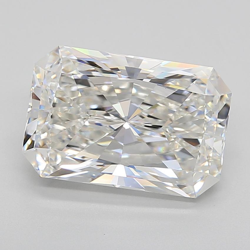 6.02 Ct. Fancy Vivid  Green Radiant Lab Grown Diamond