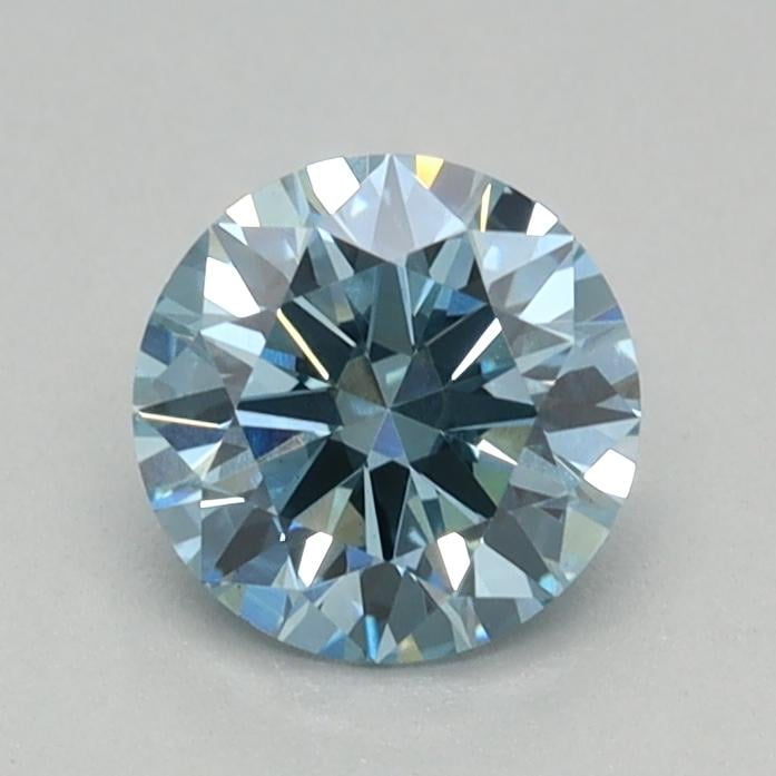 0.43 Ct. Fancy Vivid Blue Round Lab Grown Diamond