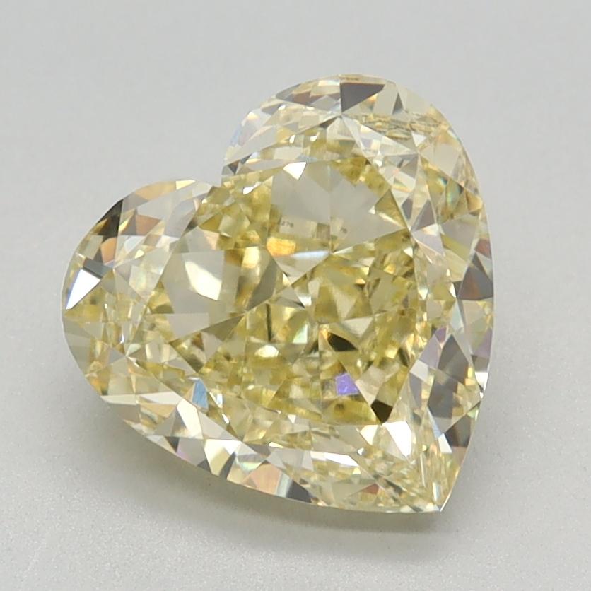 2.1 Ct. Fancy Intense Yellow Heart Lab Grown Diamond