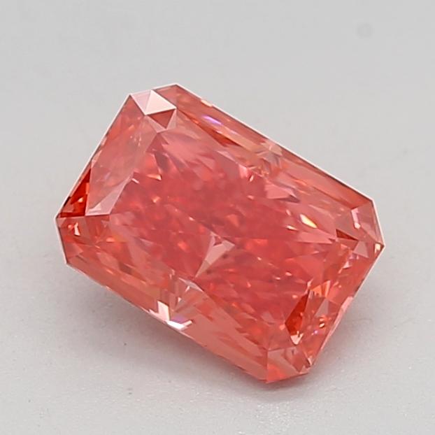 1.19 Ct. Fancy Vivid  Pink Radiant Lab Grown Diamond