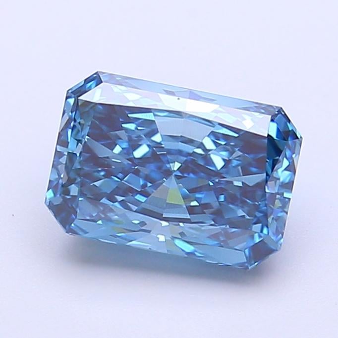 1.80 Ct. Fancy Vivid Blue Radiant Lab Grown Diamond