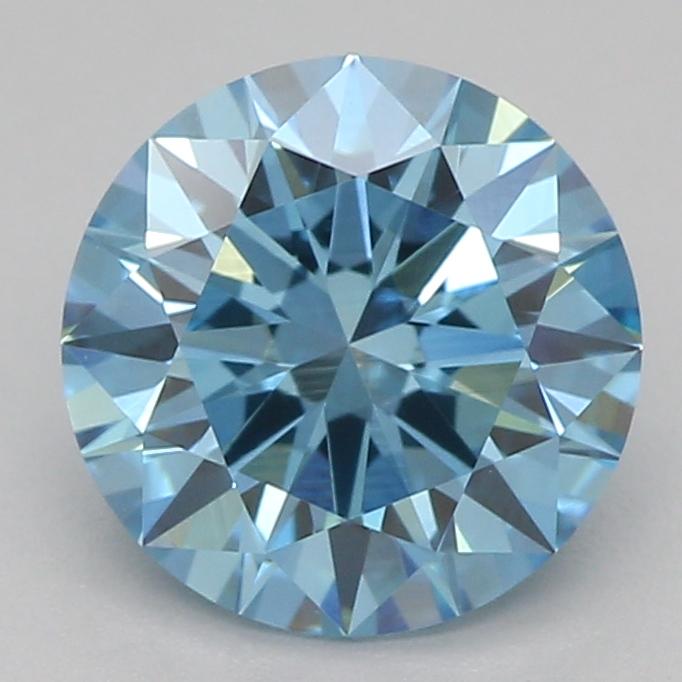 1.05 Ct. Fancy Vivid Blue Round Lab Grown Diamond