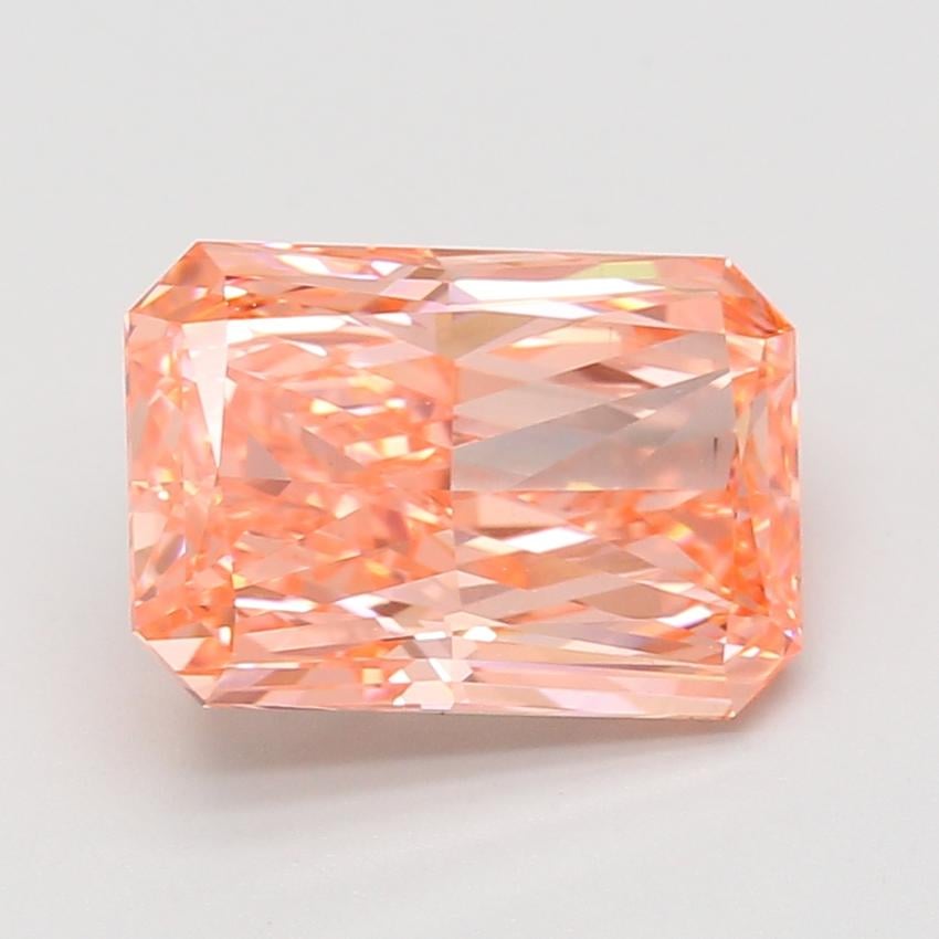 4.75 Ct. Fancy Vivid Pink Radiant Lab Grown Diamond