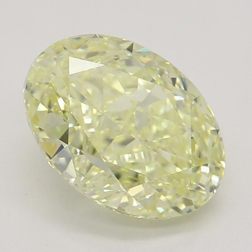 1.23 Ct. Fancy Light Yellow Oval Diamond