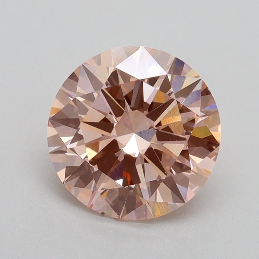 1.70 Ct. Fancy Intense Pink Round Lab Grown Diamond