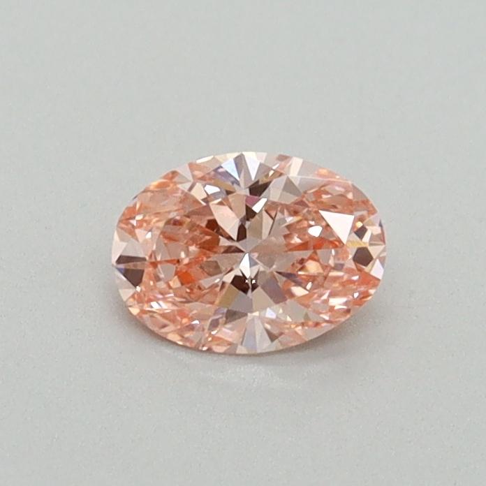 0.32 Ct. Fancy Vivid Pink Oval Lab Grown Diamond