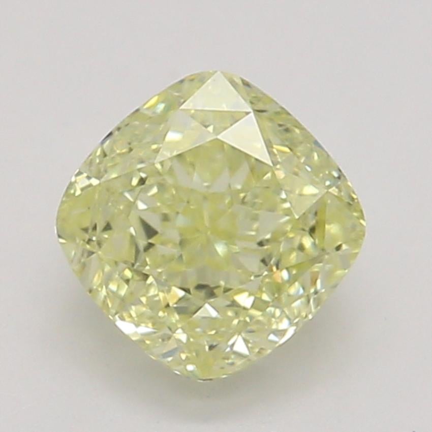 0.51 Ct. Fancy Yellow Cushion Diamond