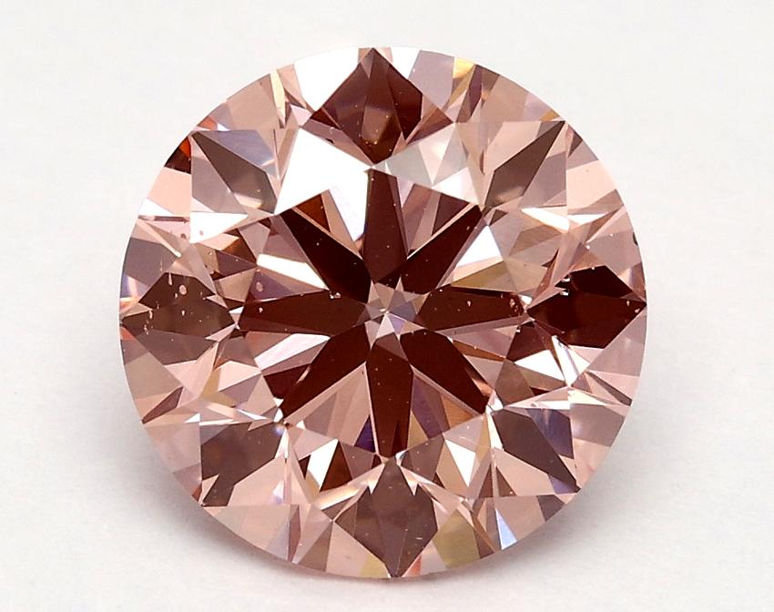 2.00 Ct. Fancy Vivid Pink Round Lab Grown Diamond