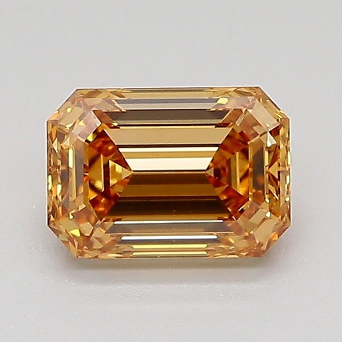 1.05 Ct. Fancy Light  Brown Emerald Lab Grown Diamond