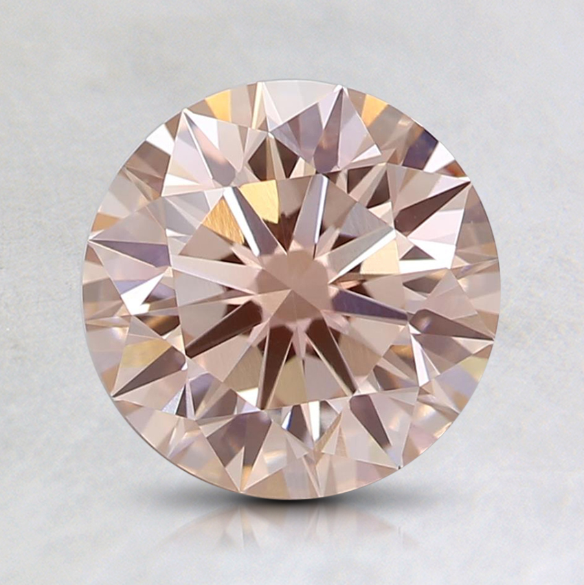1.50 Ct. Fancy Pinkish Orange Round Lab Grown Diamond