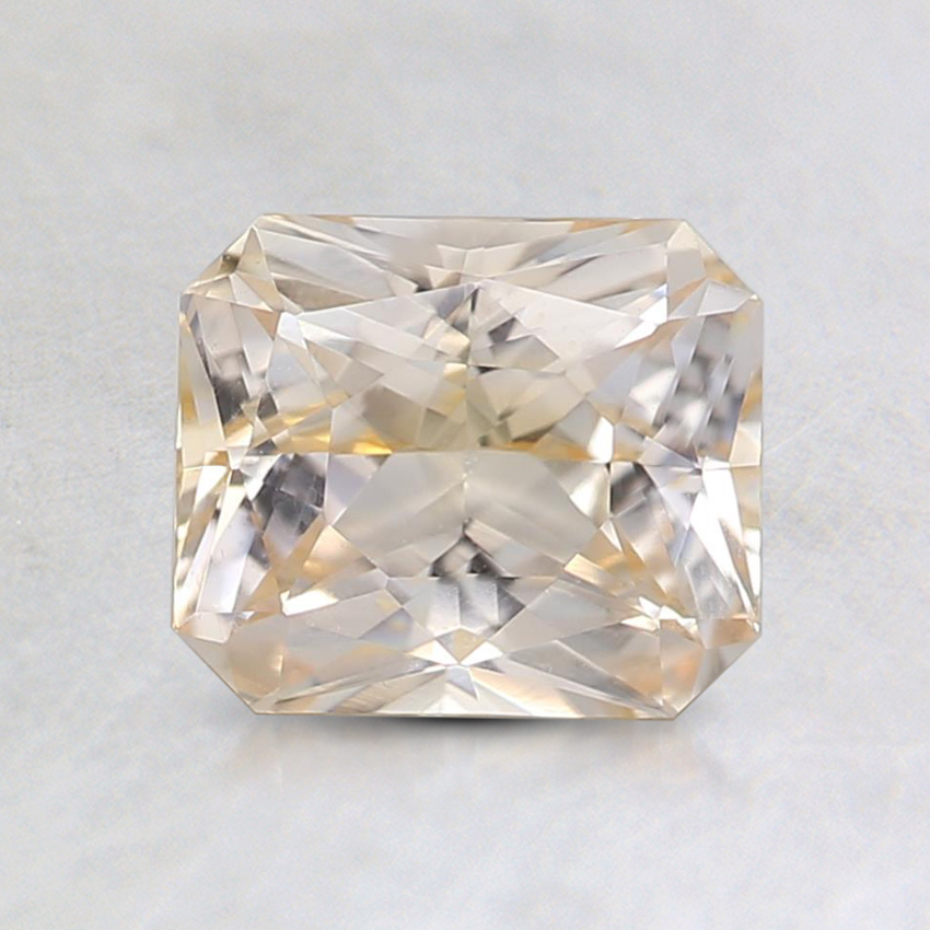 6.5x5.6mm Peach Radiant Sapphire