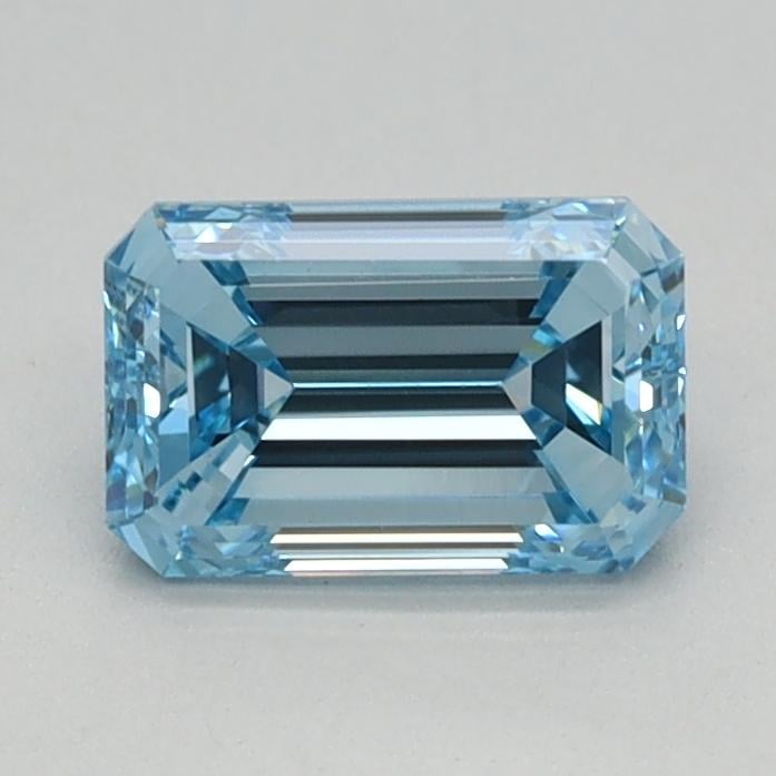 0.67 Ct. Fancy Intense Blue Emerald Lab Grown Diamond