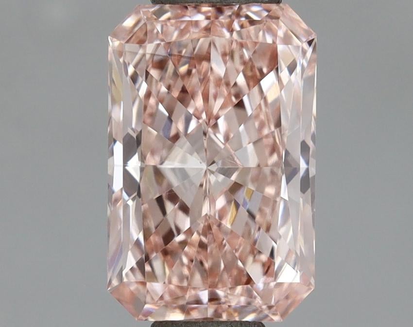 0.99 Ct. Fancy Intense Pink Radiant Lab Grown Diamond
