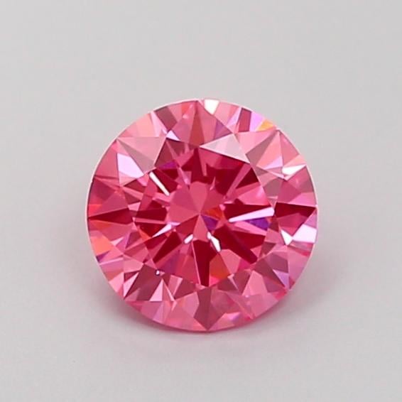 1.0 Ct. Fancy Vivid Pink Round Lab Grown Diamond