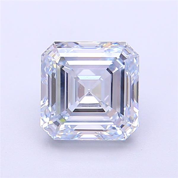 1.58 Ct. Light Blue Asscher Lab Grown Diamond