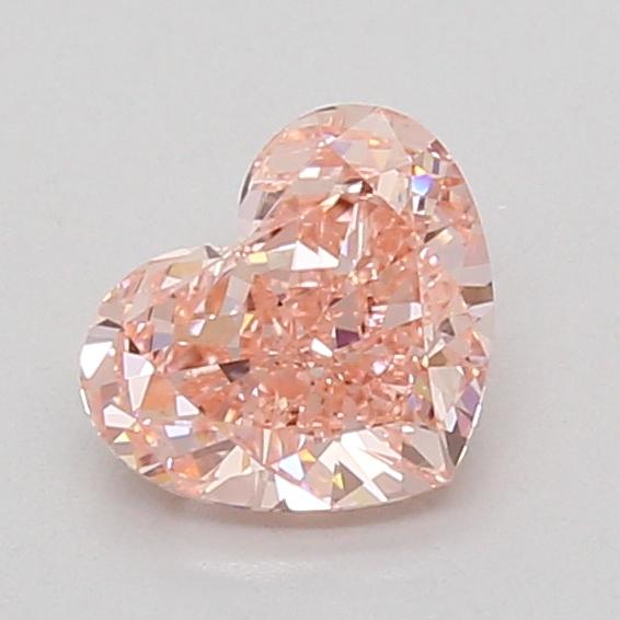 1.09 Ct. Fancy Vivid Pink Heart Lab Grown Diamond